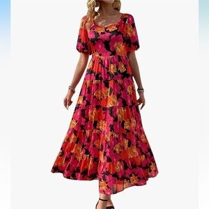 PRETTYGARDEN Floral Maxi Dress